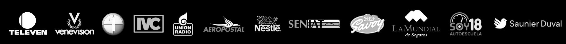 Logotipos de marcas con las que he trabajado