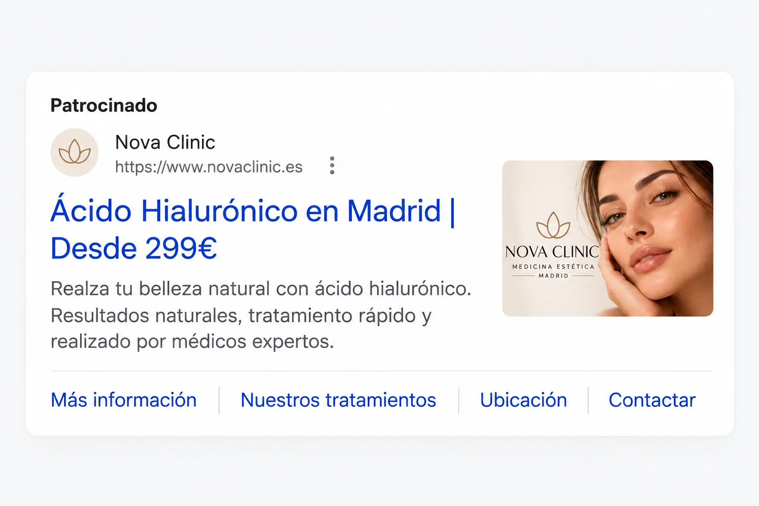 Anuncio Search Google